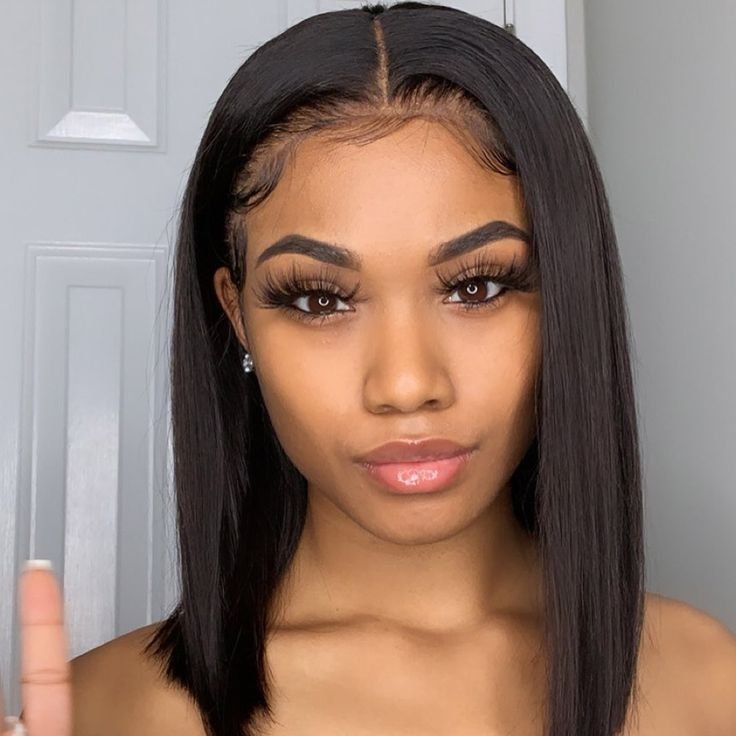 Overnight delivery bob cut short wigs with baby hair glueless brazilian human hair short bob lace front wig short lace wig