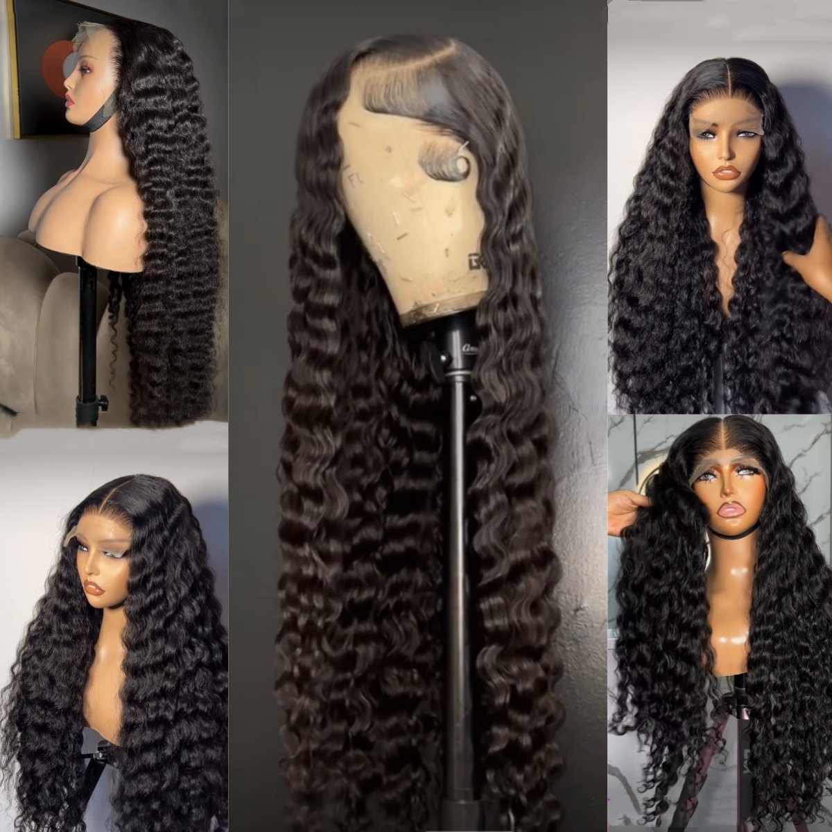 30 Inch Raw Water Wave 13x4 Lace Front Human Hair Wig 13x6 Lace Frontal Wig For Women Brazilian 5x5 Closure Glueless Wig On Sale