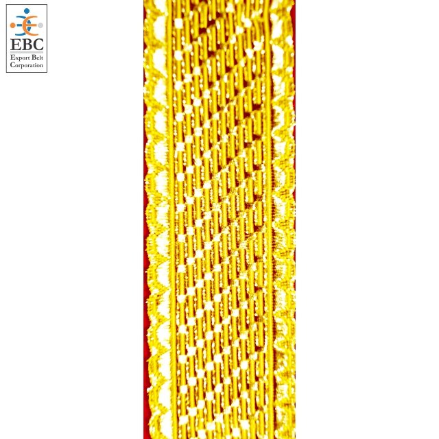 OEM Yellow Gold Mylar Bullion Braid Trim Gimp Textile Craft Tressee Custom Galloon Gold or Silver Metallic Fashion Lace Braid