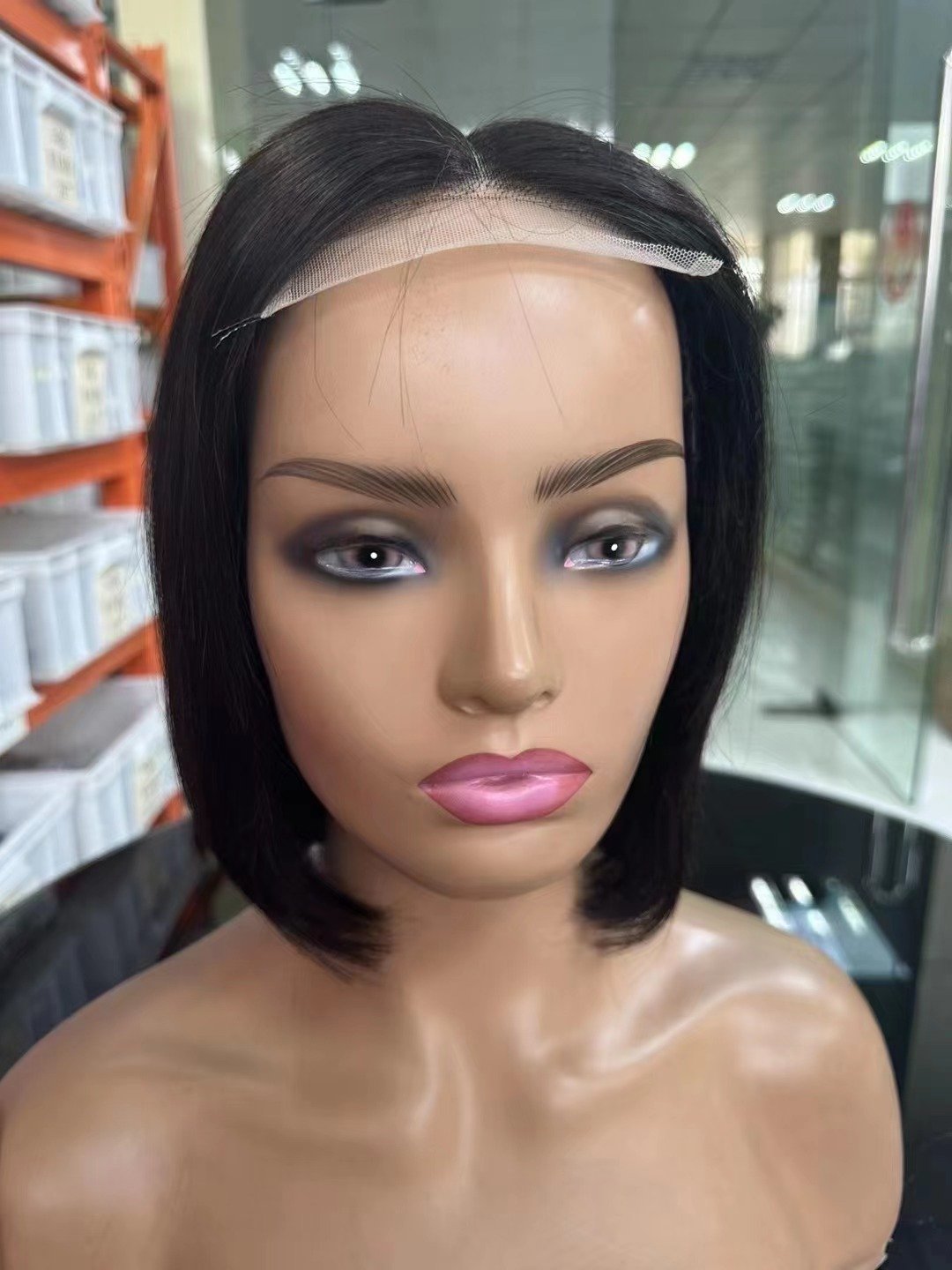 Virgin Hair Bob Wig 4x4 Bob Closure Wig 8inch Lace Closure Short Bob Wigs Brazilian Hair Swiss Lace Friday Deal Raw Indian Black