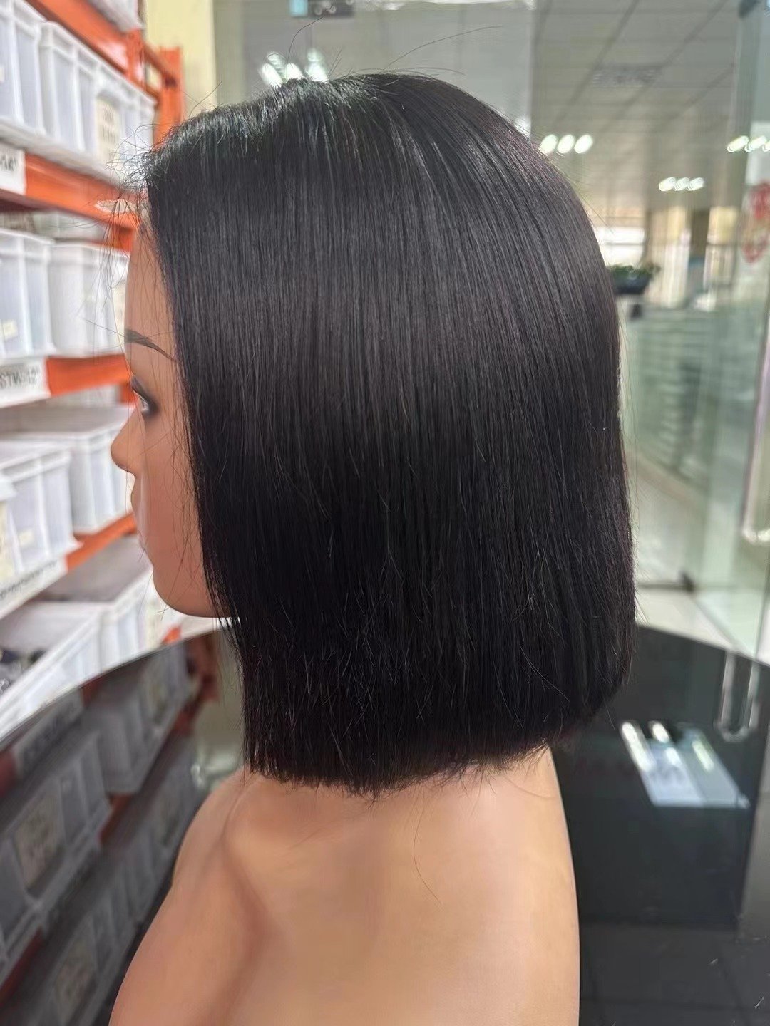 Virgin Hair Bob Wig 4x4 Bob Closure Wig 8inch Lace Closure Short Bob Wigs Brazilian Hair Swiss Lace Friday Deal Raw Indian Black
