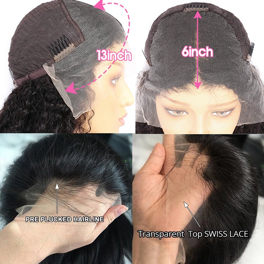 Wholesale Cheap Loose Wave Brazilian Raw Virgin Hair HD Transparent Lace Front Wig 250% Density Human Hair Wigs For Black Women