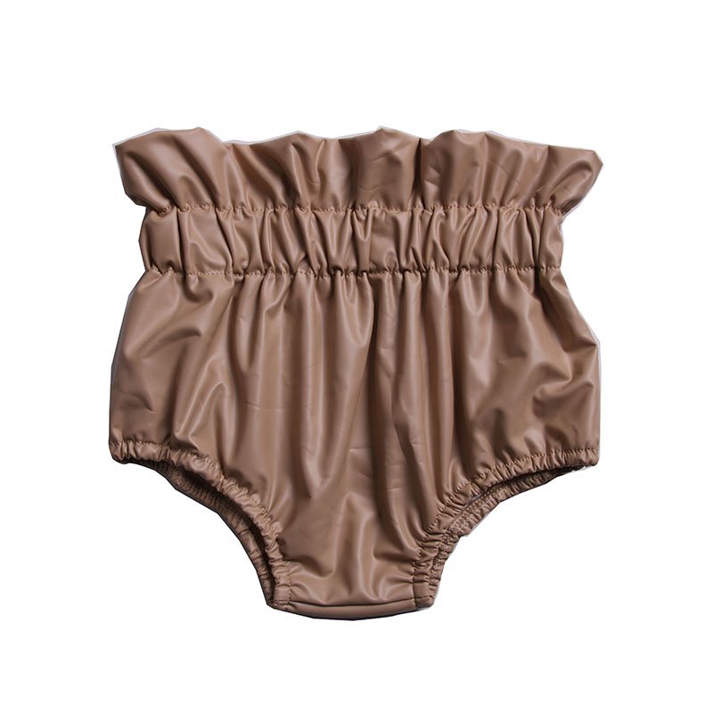 New Arrival Baby Girl Multi Colors PU Leather Kids Bummies Low MOQ High Waist Bloomers Shorts