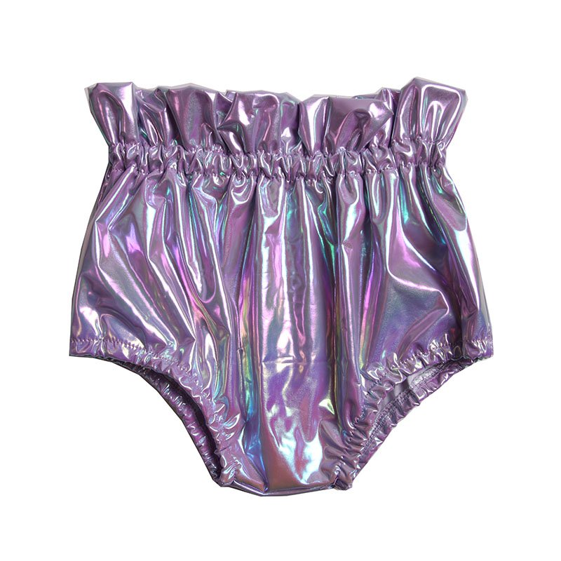 New Arrival Baby Girl Multi Colors PU Leather Kids Bummies Low MOQ High Waist Bloomers Shorts