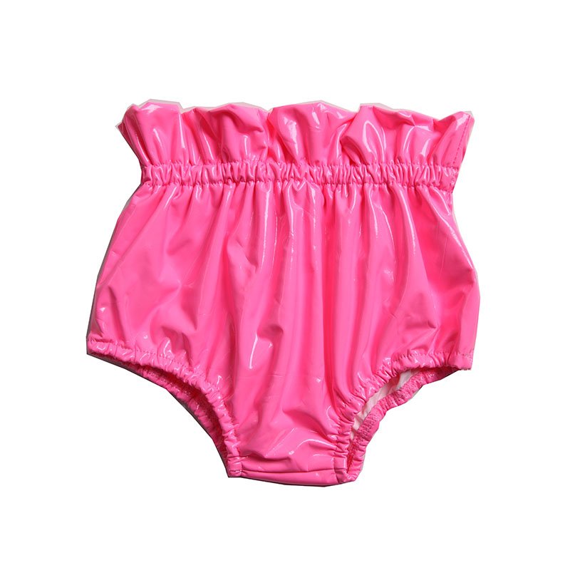 New Arrival Baby Girl Multi Colors PU Leather Kids Bummies Low MOQ High Waist Bloomers Shorts
