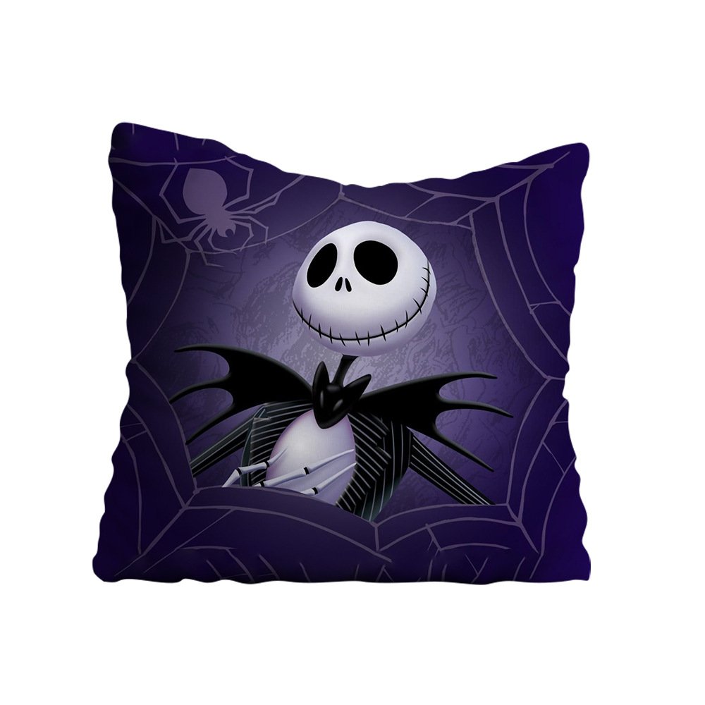 Cotton Linen Custom Printed Pillowcase With Zipper Cushion Cover Pillow Cases Halloween