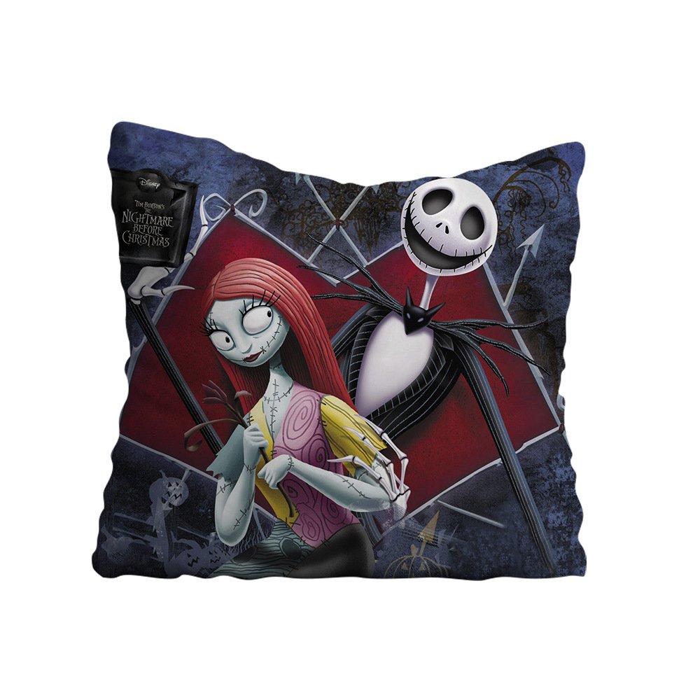Cotton Linen Custom Printed Pillowcase With Zipper Cushion Cover Pillow Cases Halloween