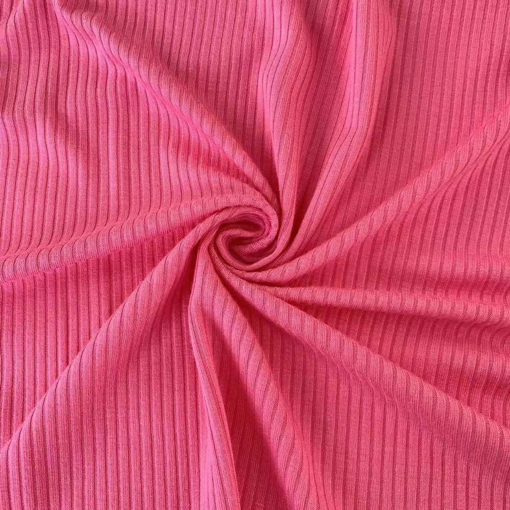 FACTORY DIRECTLY SUPPLY RAYON SPANDEX RIB 4*2 RING SPINNING FABRIC WITH SOFT COMFORTABLE HAND FEELING FOR CASUAL SHIRT