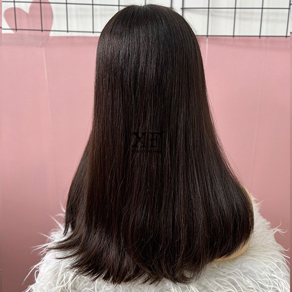 In Stock Silky European Human Virgin Hair HD Transparent Swiss Lace Top Wigs