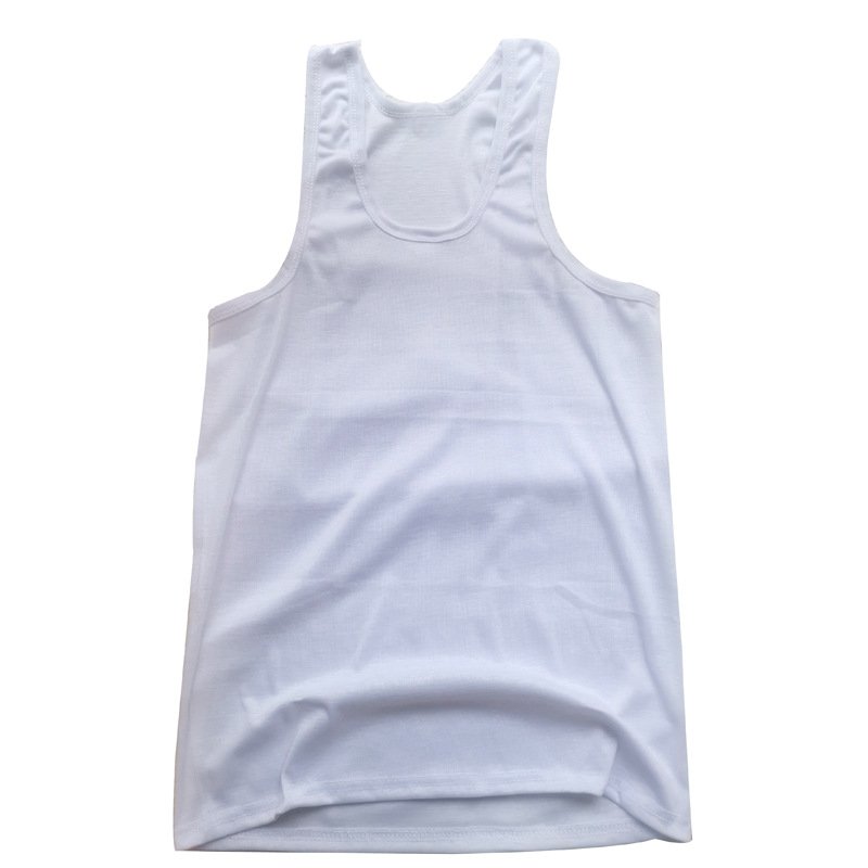 260gram Men's Sleeveless Tank Shirt Tag Free & Moisture Wicking Ribbed Stretch Fabric