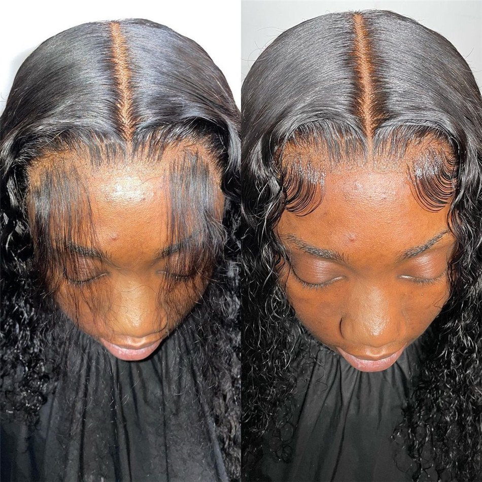 Kinky Curly Glueless Full Hd Lace Wigs HD Lace Frontal Wigs Cheap Raw Brazilian Human Hair Lace Front Wigs For Black Women