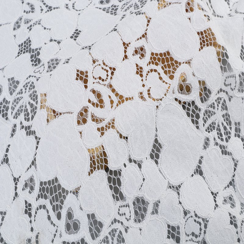 2023 New Style Lovely Heart Cotton Lace Fabric For Women Dress