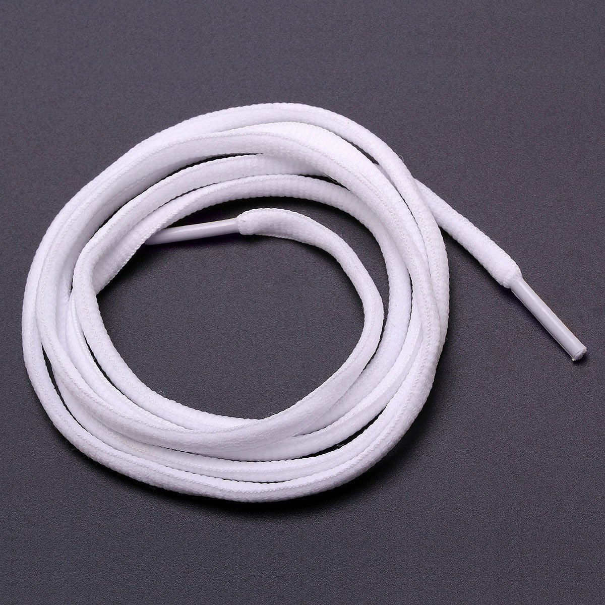 HF custom 0.5-1.8m 43 colors solid color polyester half round oval shoe laces