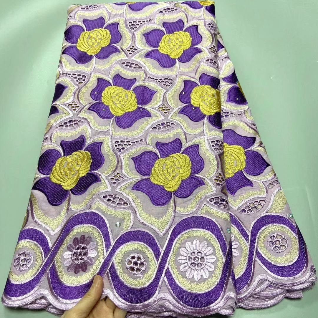 ACI African Style Voile Lace Material African Lace Fabric High Quality Nigeria Lace Fabric 2022