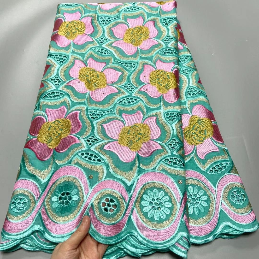 ACI African Style Voile Lace Material African Lace Fabric High Quality Nigeria Lace Fabric 2022