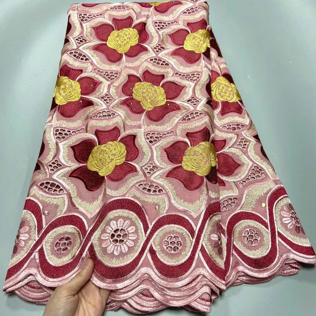 ACI African Style Voile Lace Material African Lace Fabric High Quality Nigeria Lace Fabric 2022