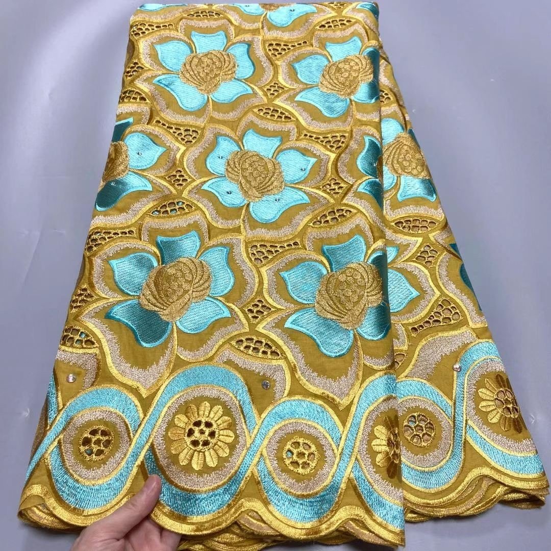 ACI African Style Voile Lace Material African Lace Fabric High Quality Nigeria Lace Fabric 2022
