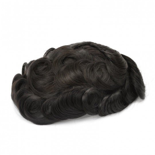 Men Toupee Full Lace Base Men's Capillary Male Hair Prothesi Breathable Hair Replacement Systems Wigs Pieces For Man