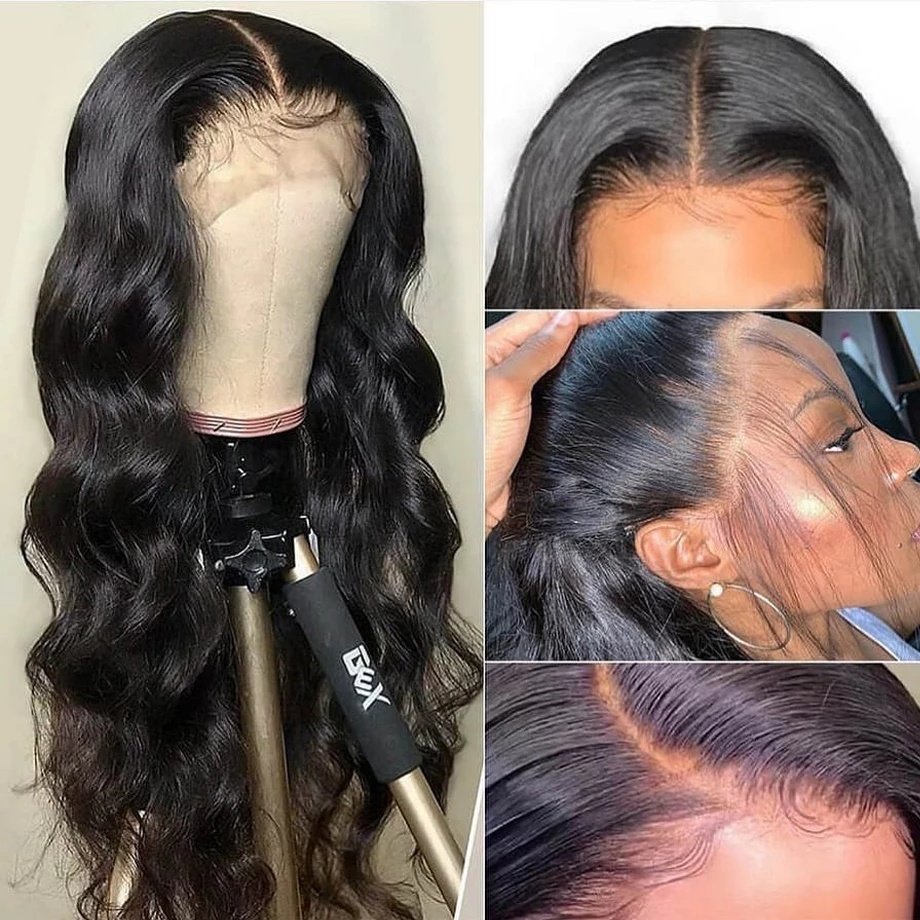 Glueless HD Lace Frontal Wigs Human Hair Raw Indian Hd Lace Wigs Virgin Cuticle Aligned Body Wave Lace Front Wig For Black Women