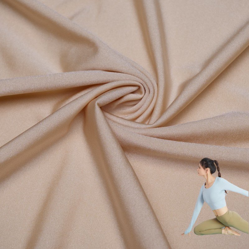 4 Way Stretch Polyamide Elastane Fabric Nylon Spandex Fabric Waterproof Breathable Girls' Swimwear Leggings Brushed Interlock
