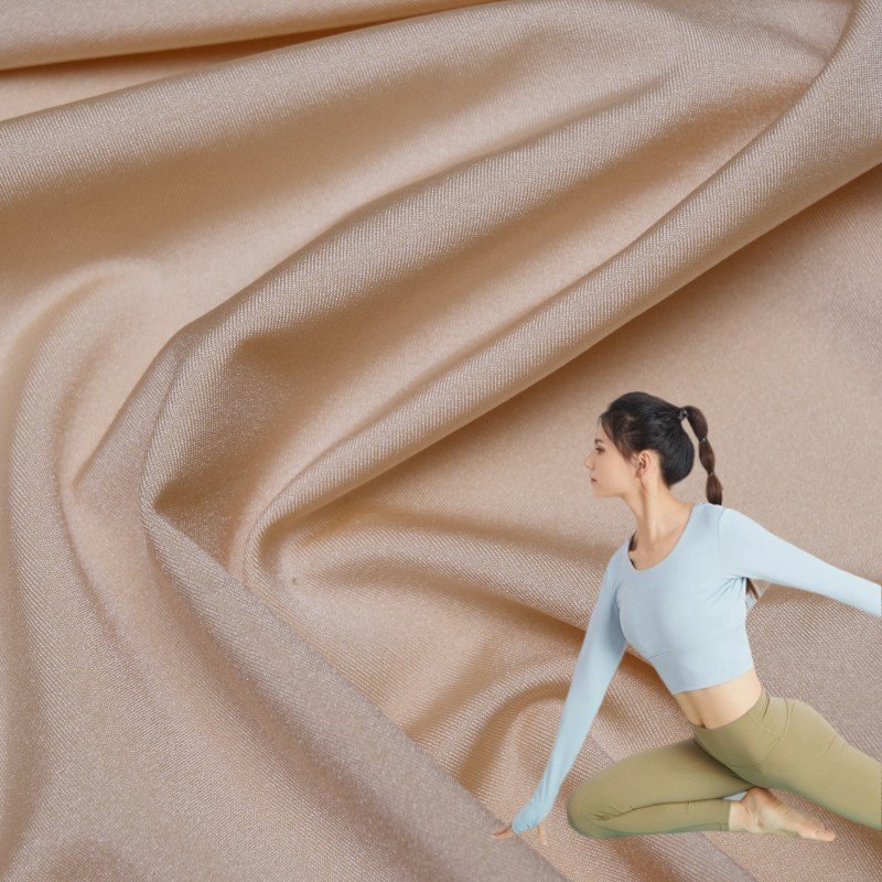 4 Way Stretch Polyamide Elastane Fabric Nylon Spandex Fabric Waterproof Breathable Girls' Swimwear Leggings Brushed Interlock