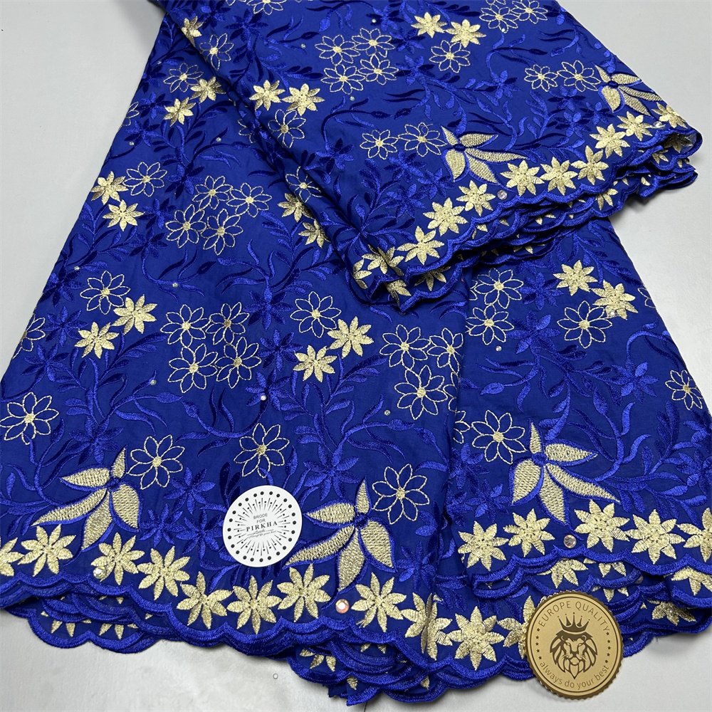 High quality african swiss cotton voile lace 100% cotton laces fabrics for women voile fabric