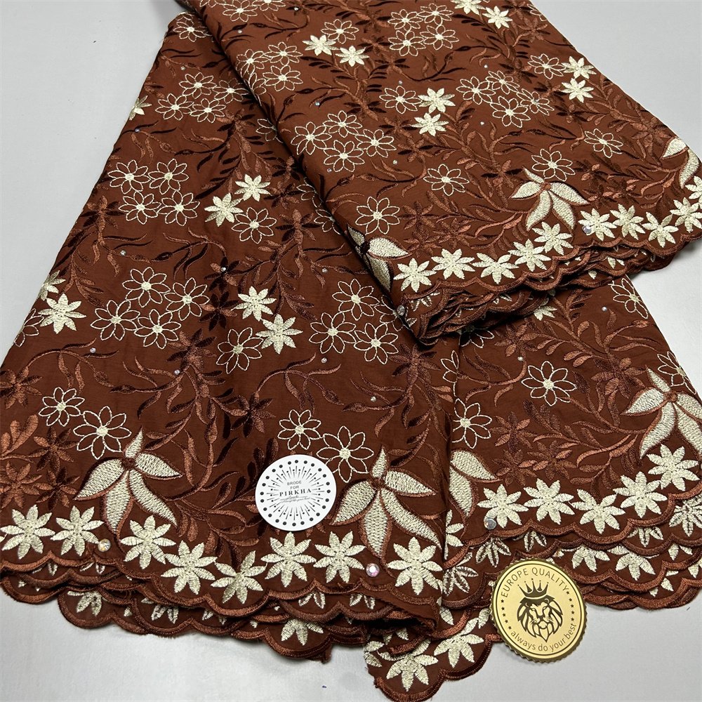High quality african swiss cotton voile lace 100% cotton laces fabrics for women voile fabric