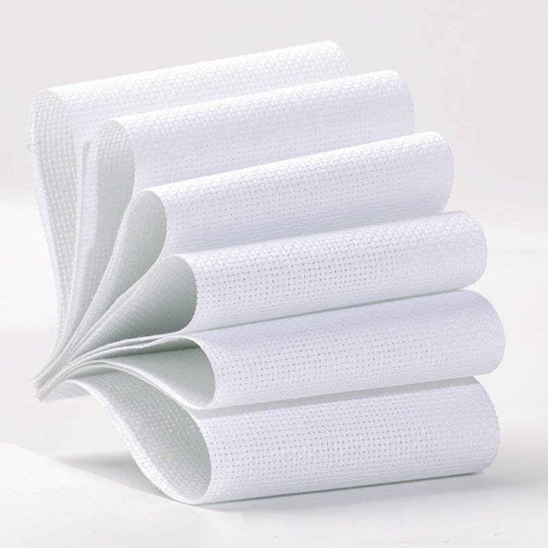 Supply 18ct cross stitch cloth cotton aida fabric Wholesale Cotton embroidery canvas fabric