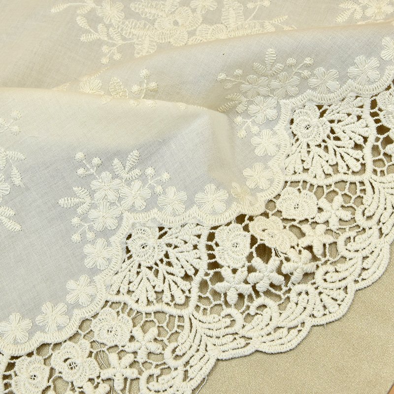 Trimming Crochet Polyester Cotton Lace Trim for Garments Color Custom Knitted White Black Mesh Technics Fabric Feature Eco Water