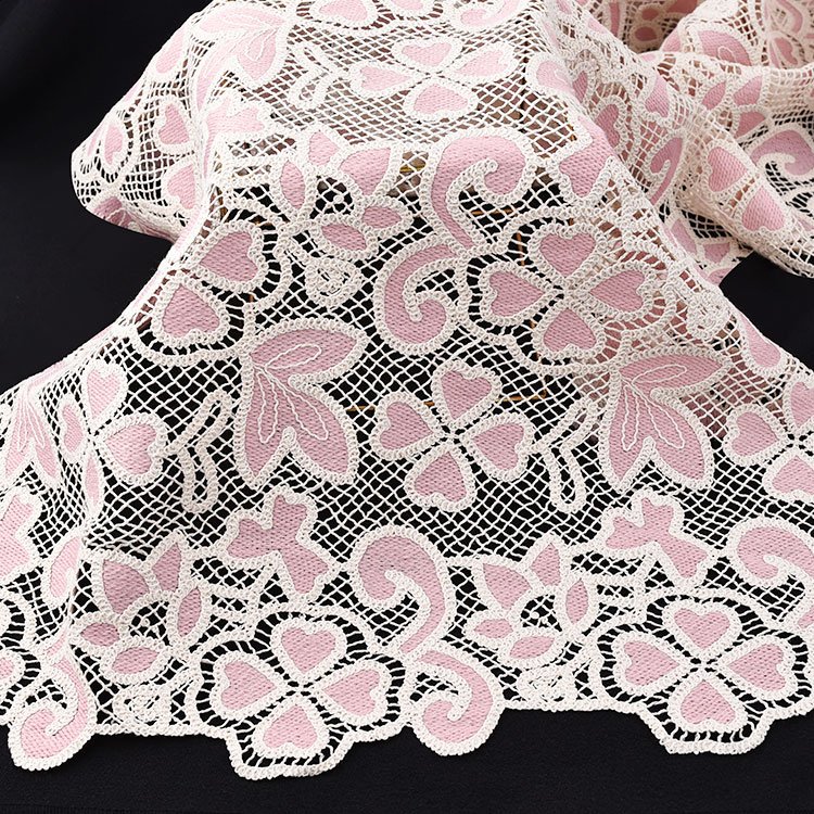 New High Quality Polyester Cotton Cord Embroidery Guipure Lace Embroidery Fabric For Australian Dress For Party