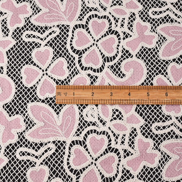 New High Quality Polyester Cotton Cord Embroidery Guipure Lace Embroidery Fabric For Australian Dress For Party