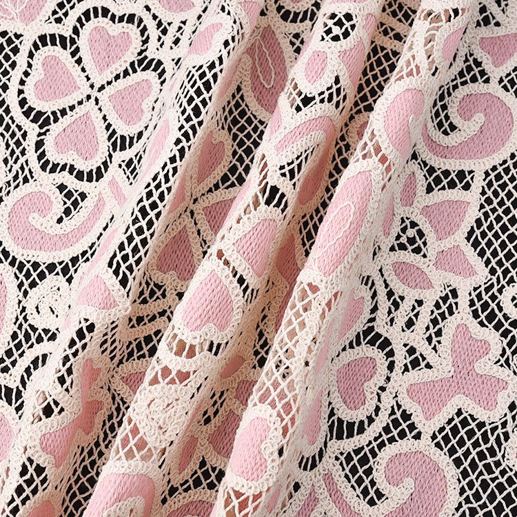 New High Quality Polyester Cotton Cord Embroidery Guipure Lace Embroidery Fabric For Australian Dress For Party