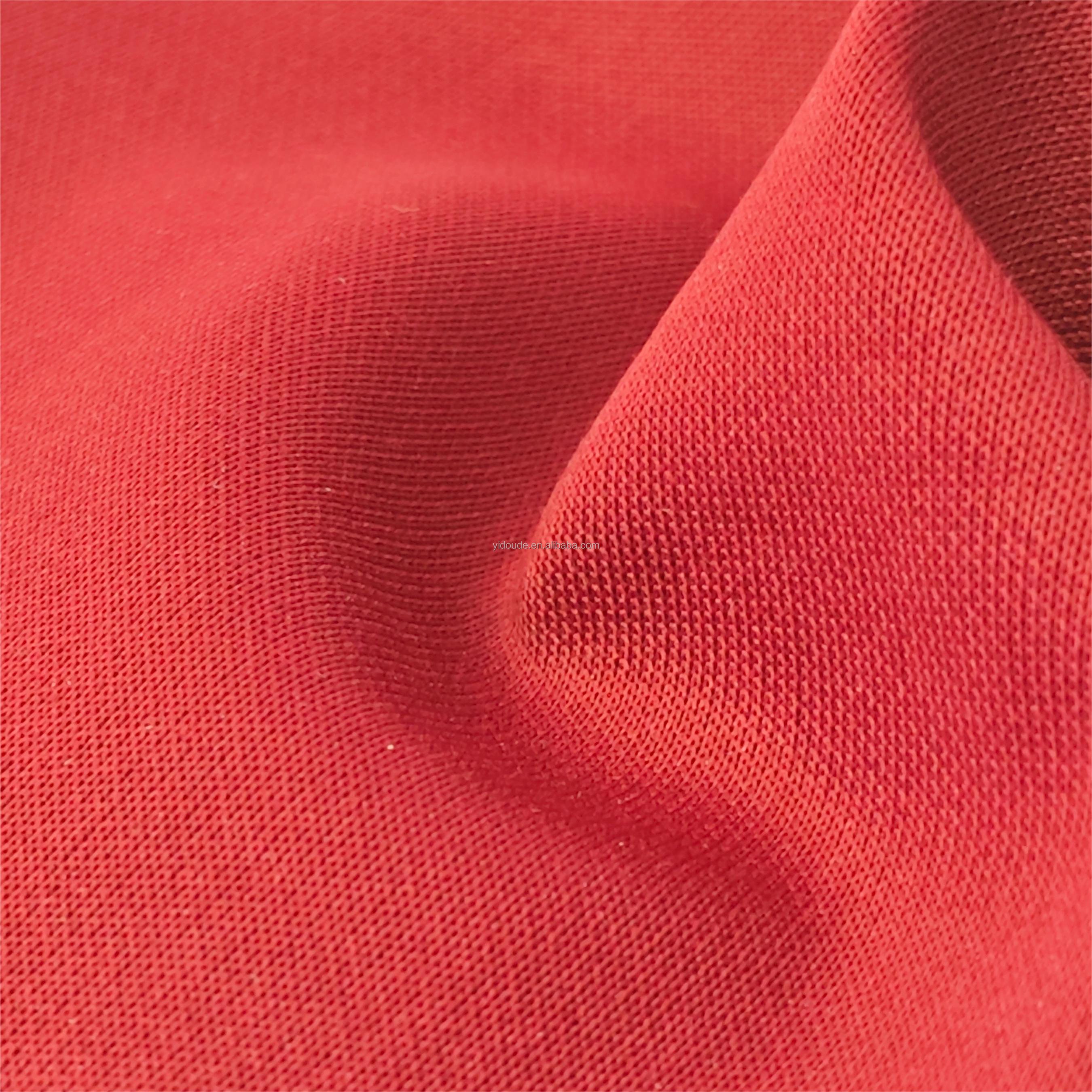 YWH1550# 100 cotton 220 gsm single jersey fabric 100% bci heavy cotton knitted fabric