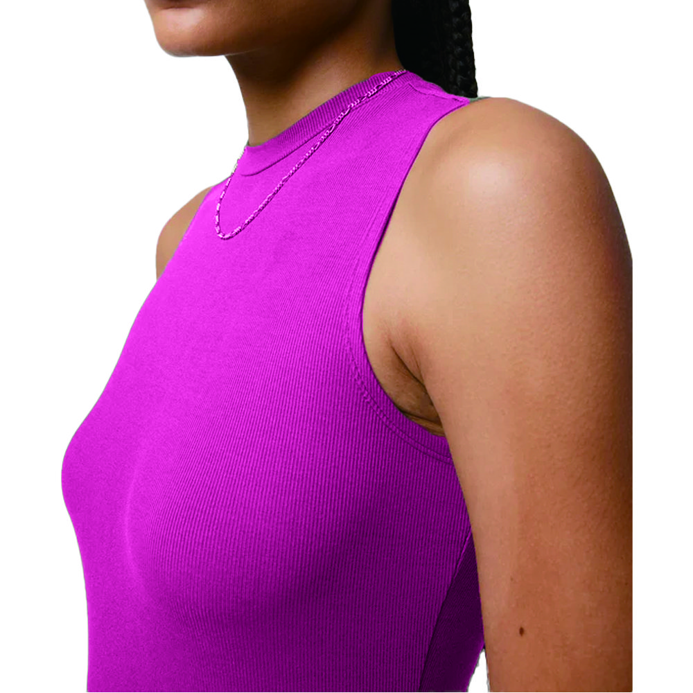Women Stretch Rib Knit Midi Dress Sustainable Modal Fabric Comfortable Flattering Casual Wear