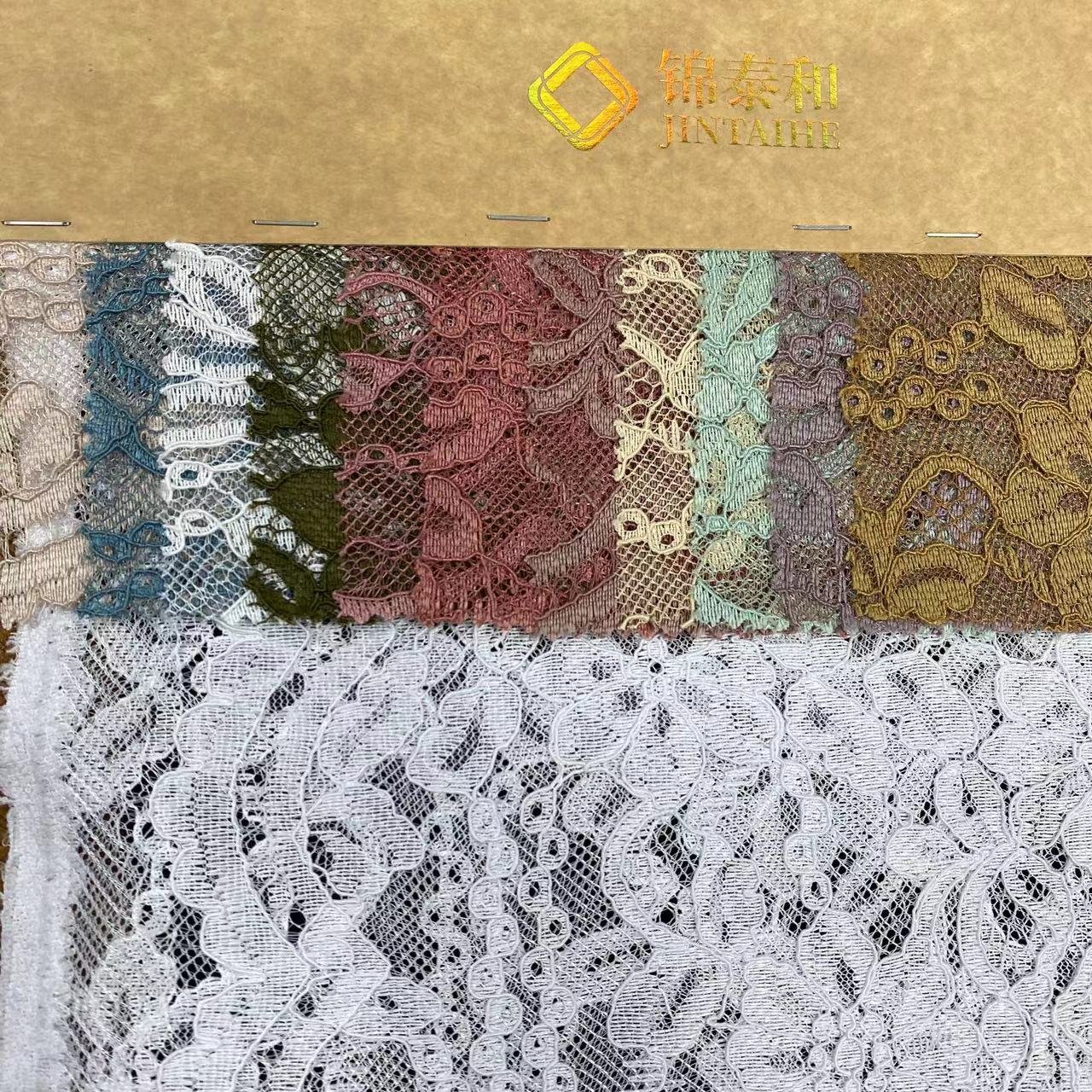 100% polyester lace fabric,Flower lace embroidery fabric,wedding dress lace fabric for women,Soft ,Multi-color custom,wholesale