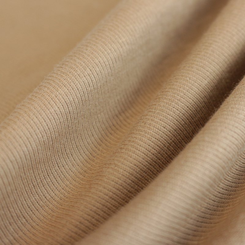 best material 100%organic cotton french rib non-pollution fabric for t shirt