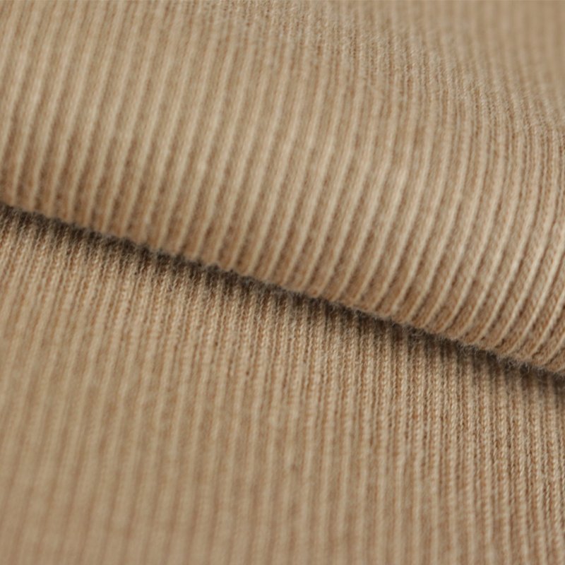 best material 100%organic cotton french rib non-pollution fabric for t shirt