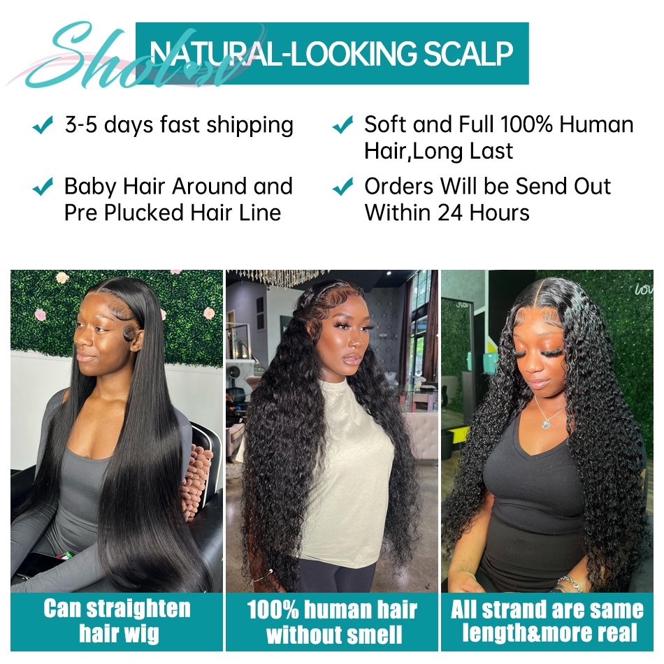 Straight Lace Front Wigs Hd Lace 13x4 Human Hair Wigs For Black Women Pre Plucked Brazilian 22 24 Inch 13x4 Lace Frontal Wig