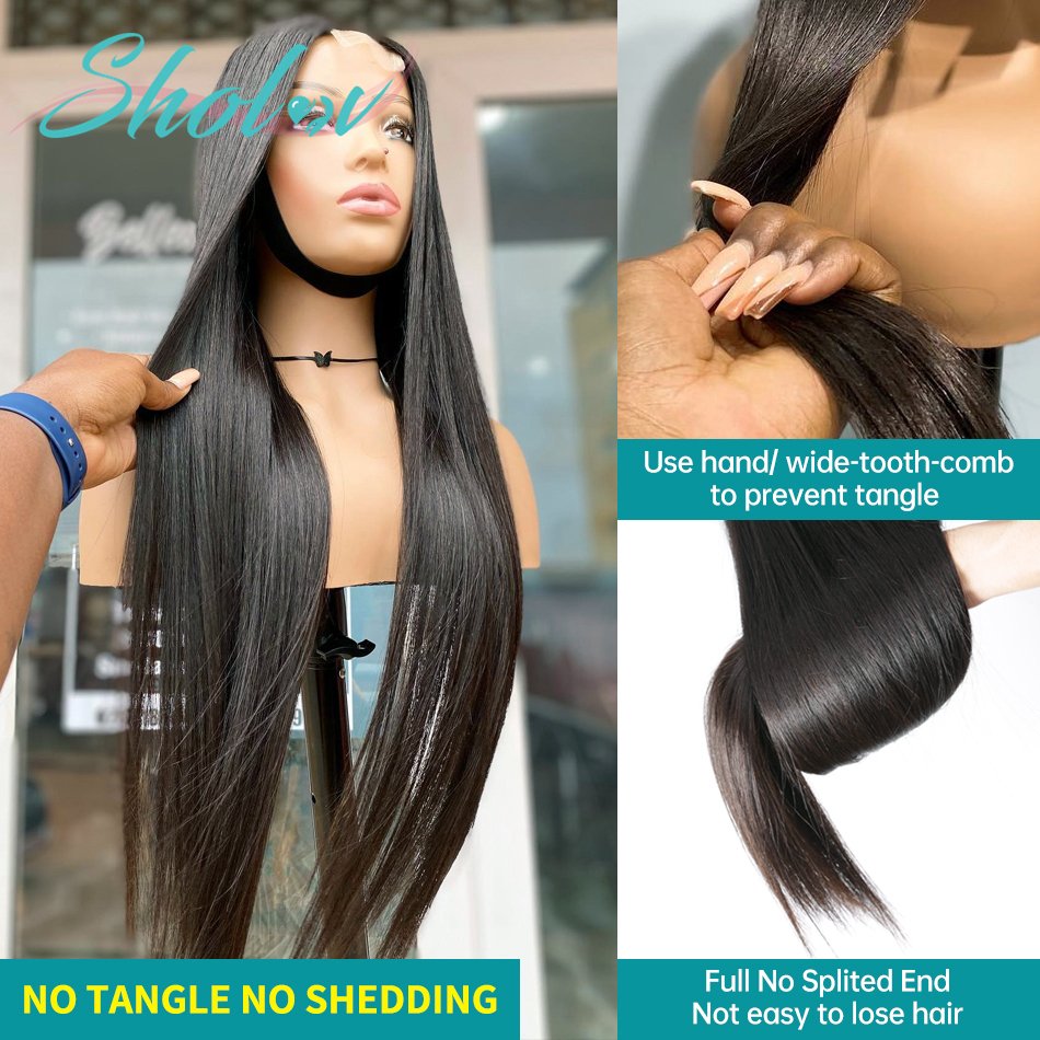 Straight Lace Front Wigs Hd Lace 13x4 Human Hair Wigs For Black Women Pre Plucked Brazilian 22 24 Inch 13x4 Lace Frontal Wig