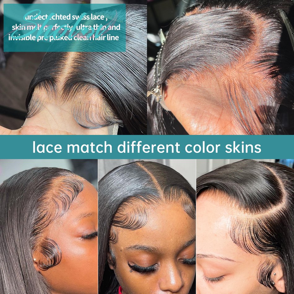 Straight Lace Front Wigs Hd Lace 13x4 Human Hair Wigs For Black Women Pre Plucked Brazilian 22 24 Inch 13x4 Lace Frontal Wig