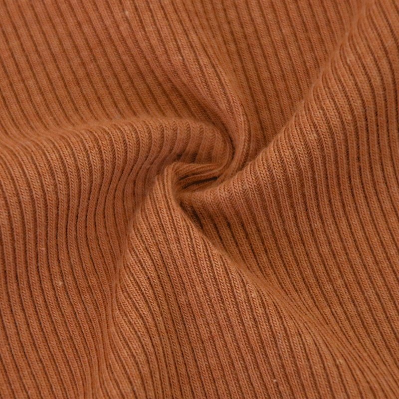 Wholesale 46%rayon 46% cotton 8%spandex 2*2 stretch rib fabric