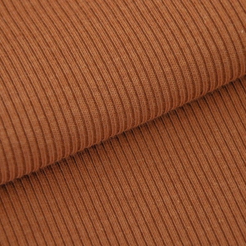 Wholesale 46%rayon 46% cotton 8%spandex 2*2 stretch rib fabric