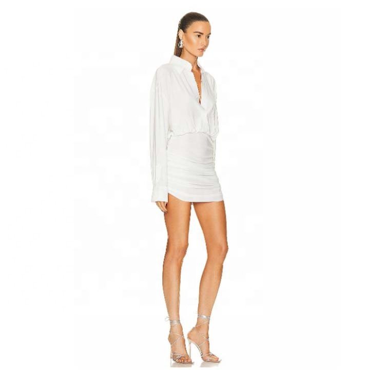 High quality custom 100% cotton luxury fashion t shirt mini dresses for women