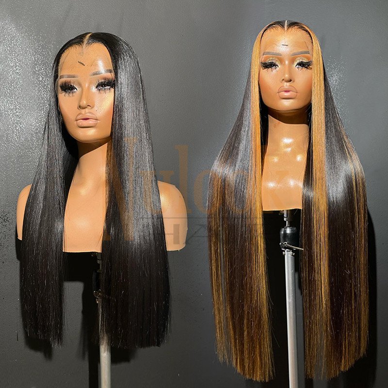 13x6 Wholesale Glueless Full Hd lace Front Wig Virgin Indian Hair Wigs Raw Cuticle Aligned Virgin Human Hair Wigs