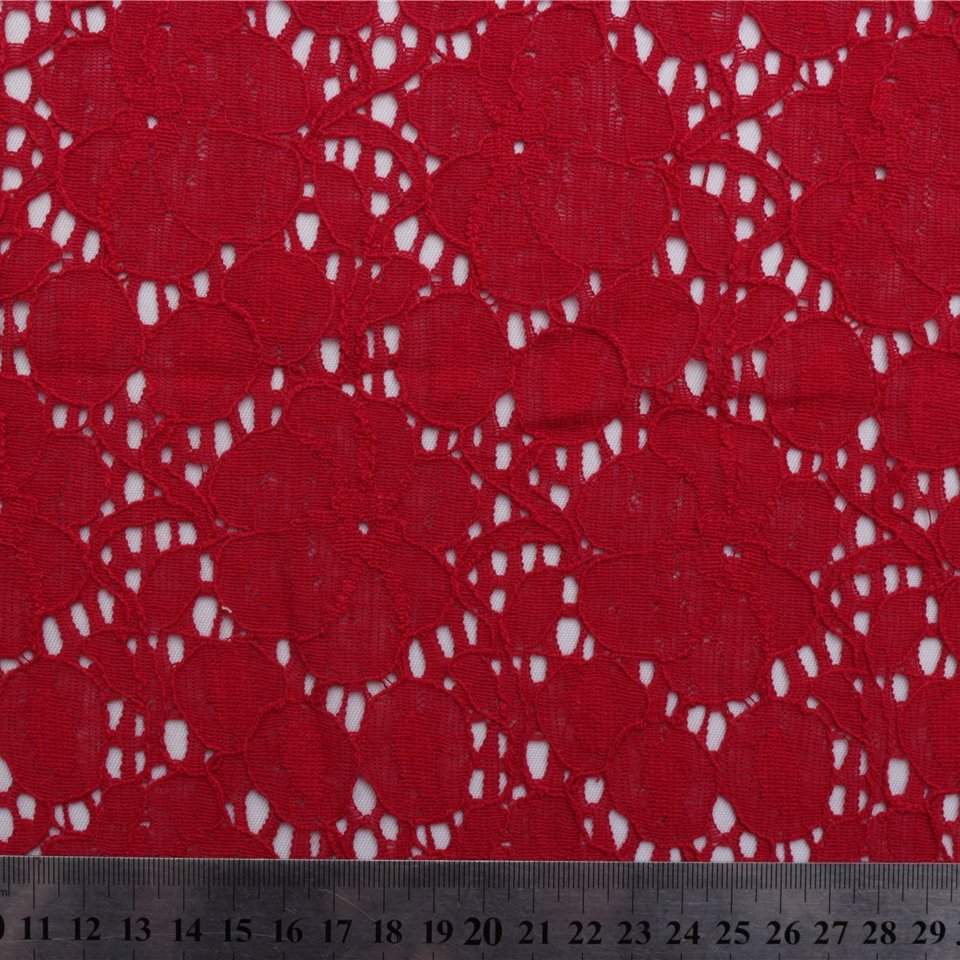 Ready to Ship Multi-color Floral Lace Fabric Nylon Cotton Lace For Women Clothing