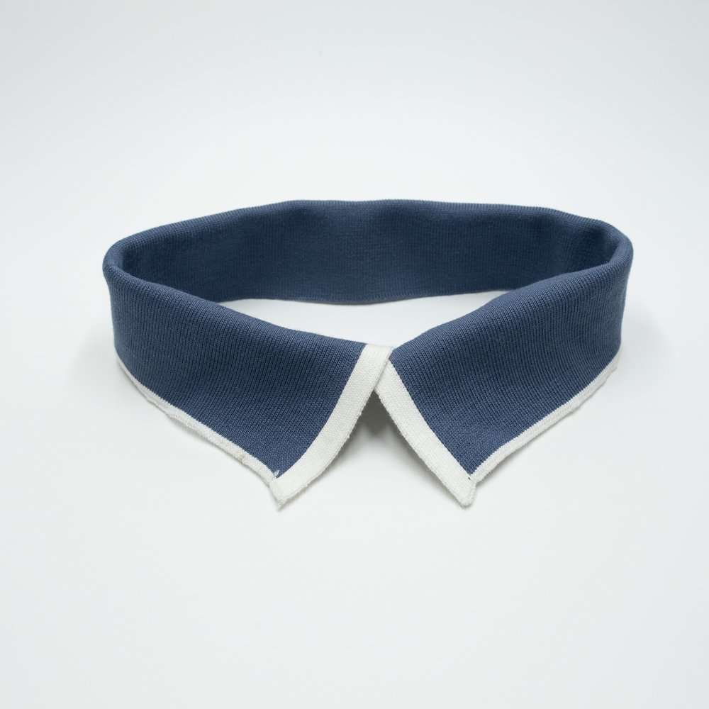 Customized elastic rib 1x1 flat knit rib polo collar