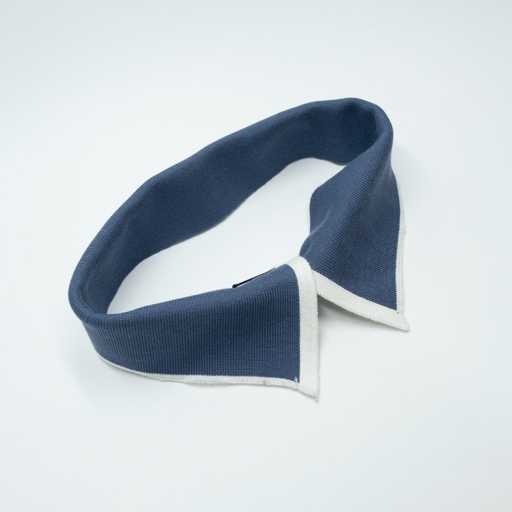 Customized elastic rib 1x1 flat knit rib polo collar