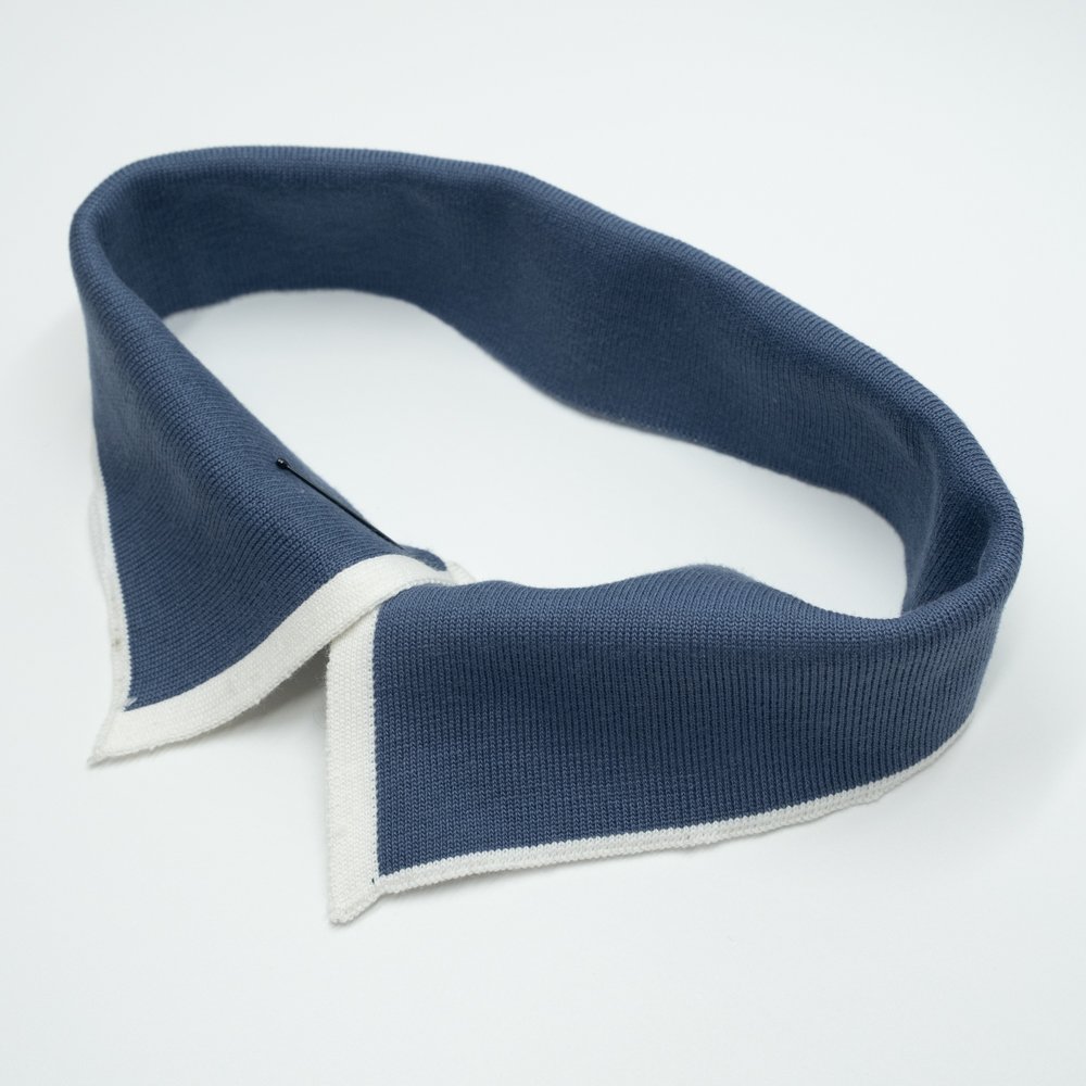 Customized elastic rib 1x1 flat knit rib polo collar