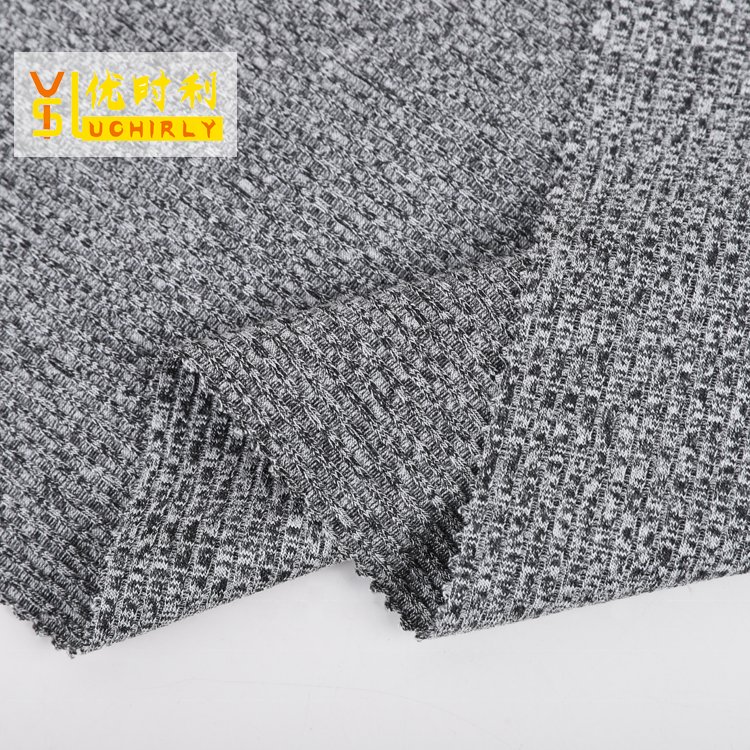 New style 30S rayon polyester spandex 4x2 rib knit fabric