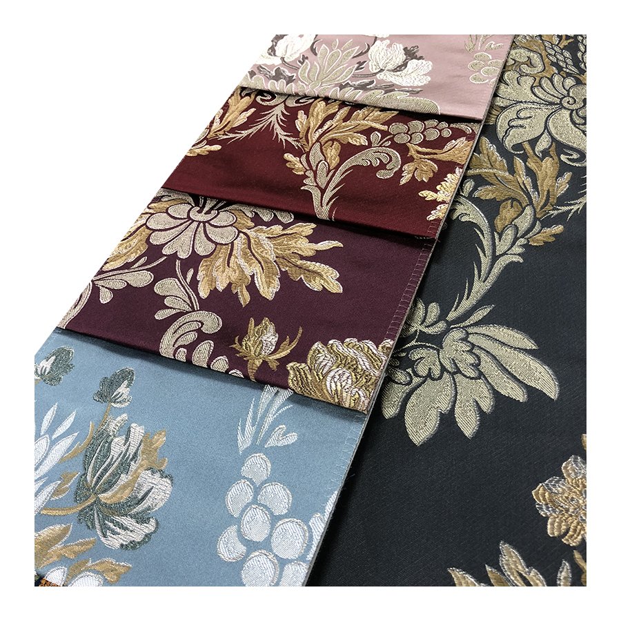 Classic Luxury Embroidery Yarn Dyed Jacquard Fabric for Sofa Curtain from China Factory